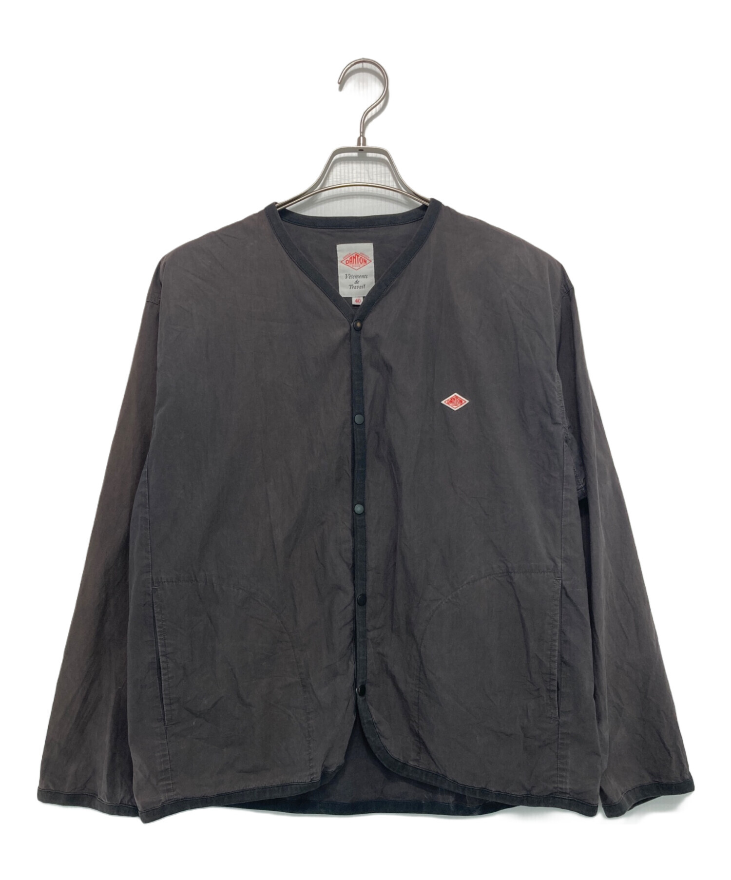 中古・古着通販】DANTON (ダントン) シャツジャケット グレー サイズ 