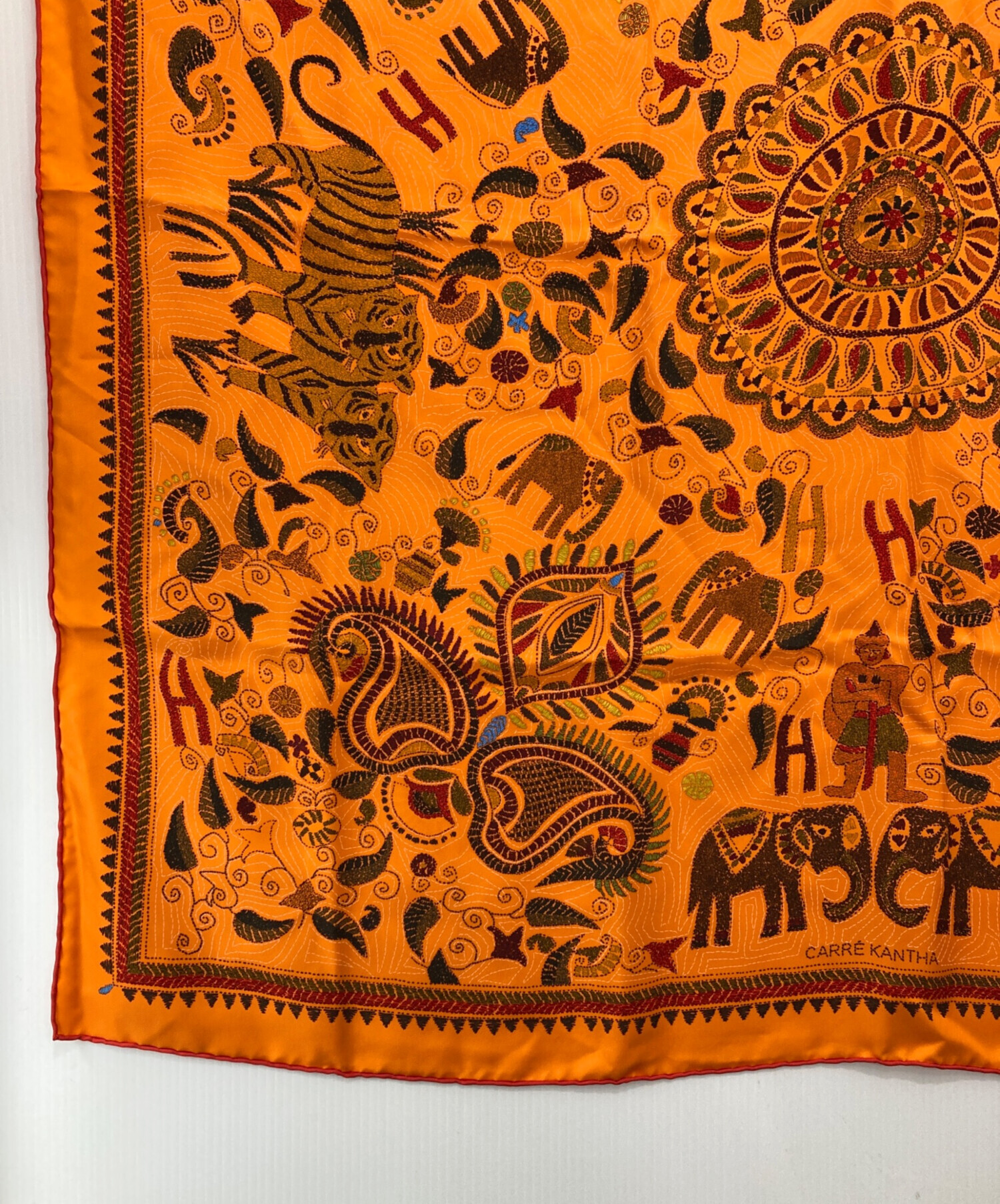 中古・古着通販】HERMES (エルメス) カレ90「CARRE KANTHA /カレカンタ