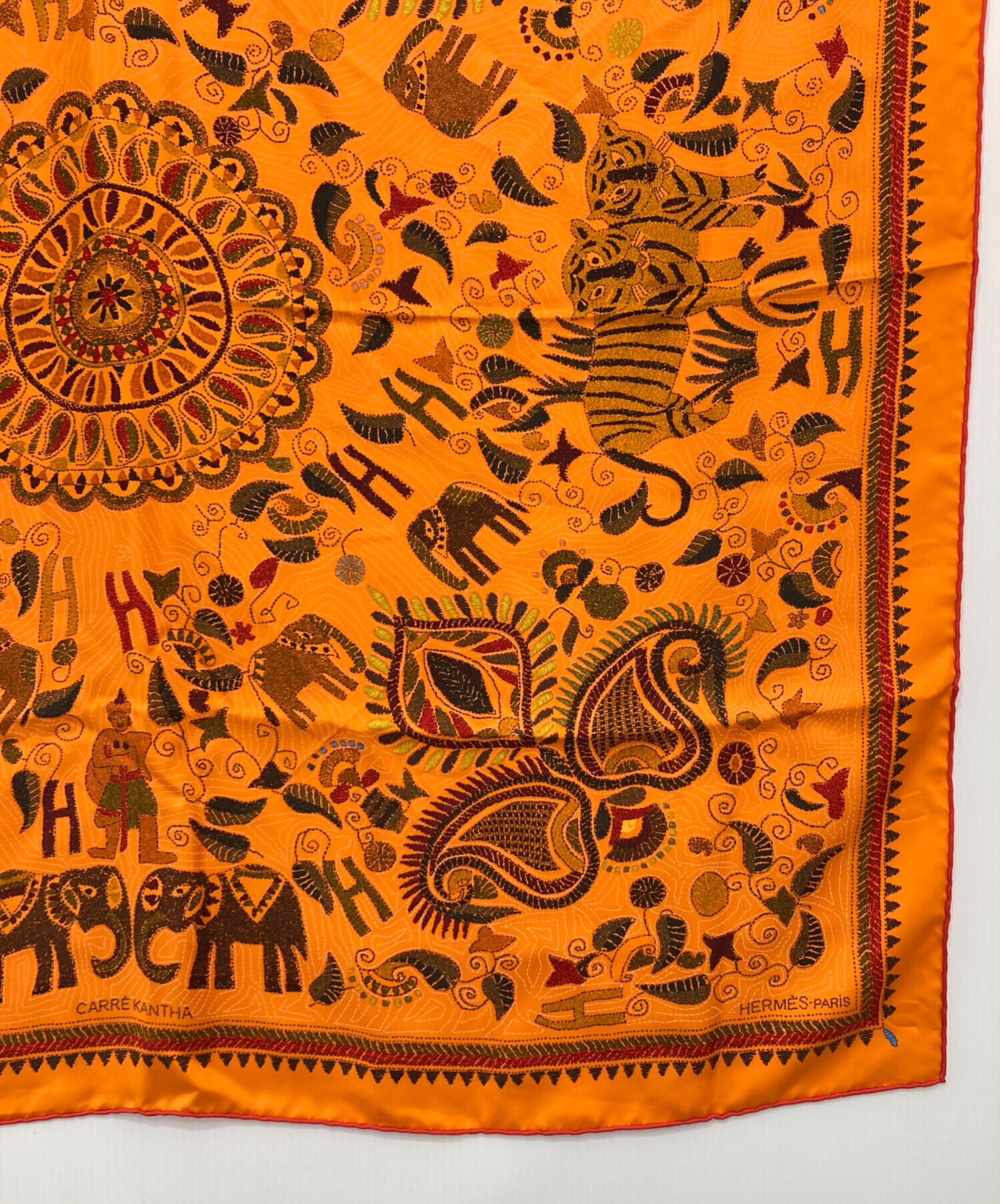 中古・古着通販】HERMES (エルメス) カレ90「CARRE KANTHA /カレカンタ