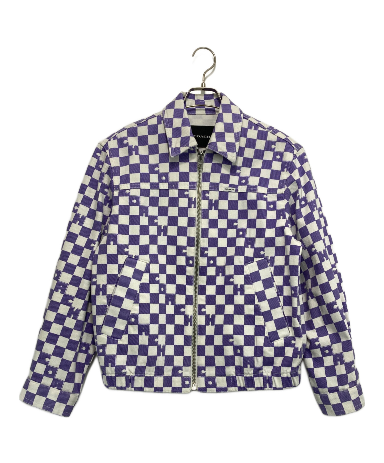 中古・古着通販】COACH (コーチ) チェッカーボードデニムジャケット