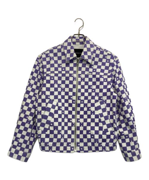 最終価格・COACHチェッカーボードデニムジャケット 中古・古着通販】COACH (コーチ) チェッカーボードデニムジャケット
