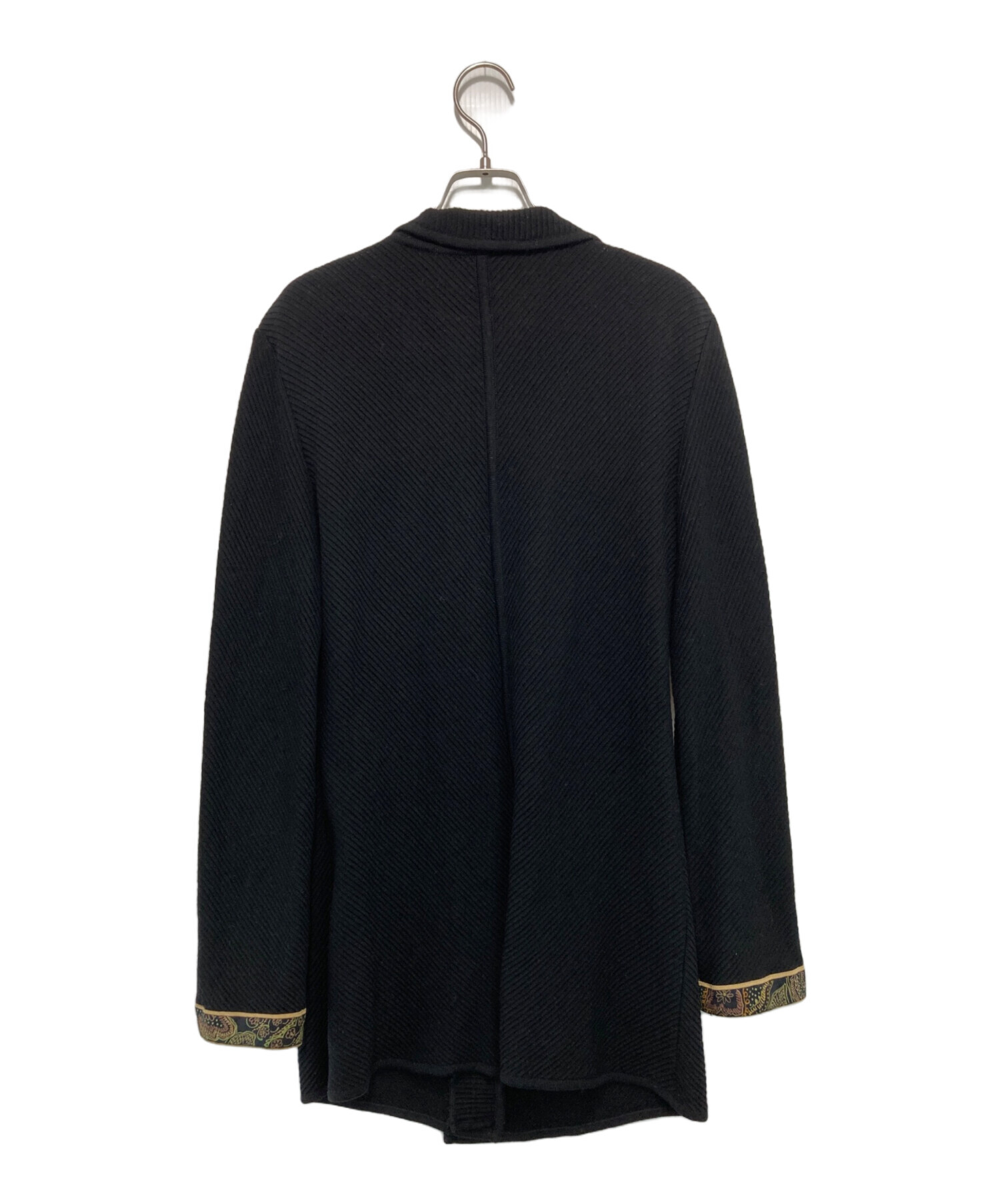 中古・古着通販】LEONARD (レオナール) ニットジャケット ブラック 
