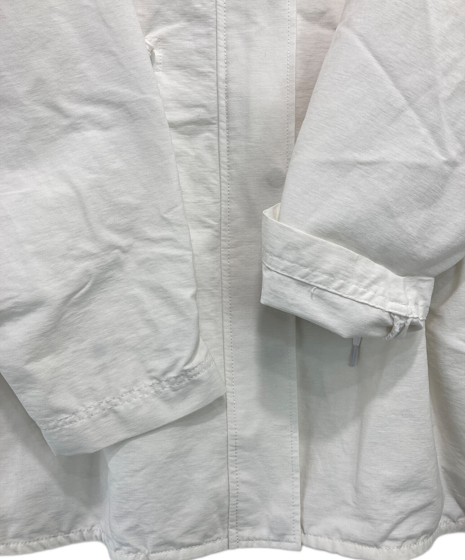中古・古着通販】earthy (アーシー) ジップジャケット ホワイト サイズ 