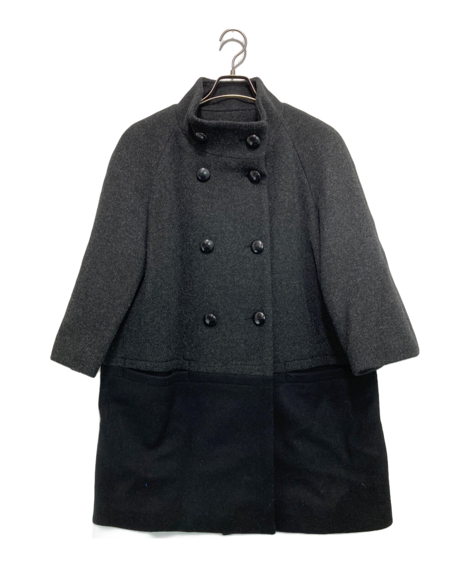 中古・古着通販】COACH (コーチ) ウールコート グレー サイズ:S 中古・古着通販】COACH (コーチ) ウールコート グレー サイズ:S