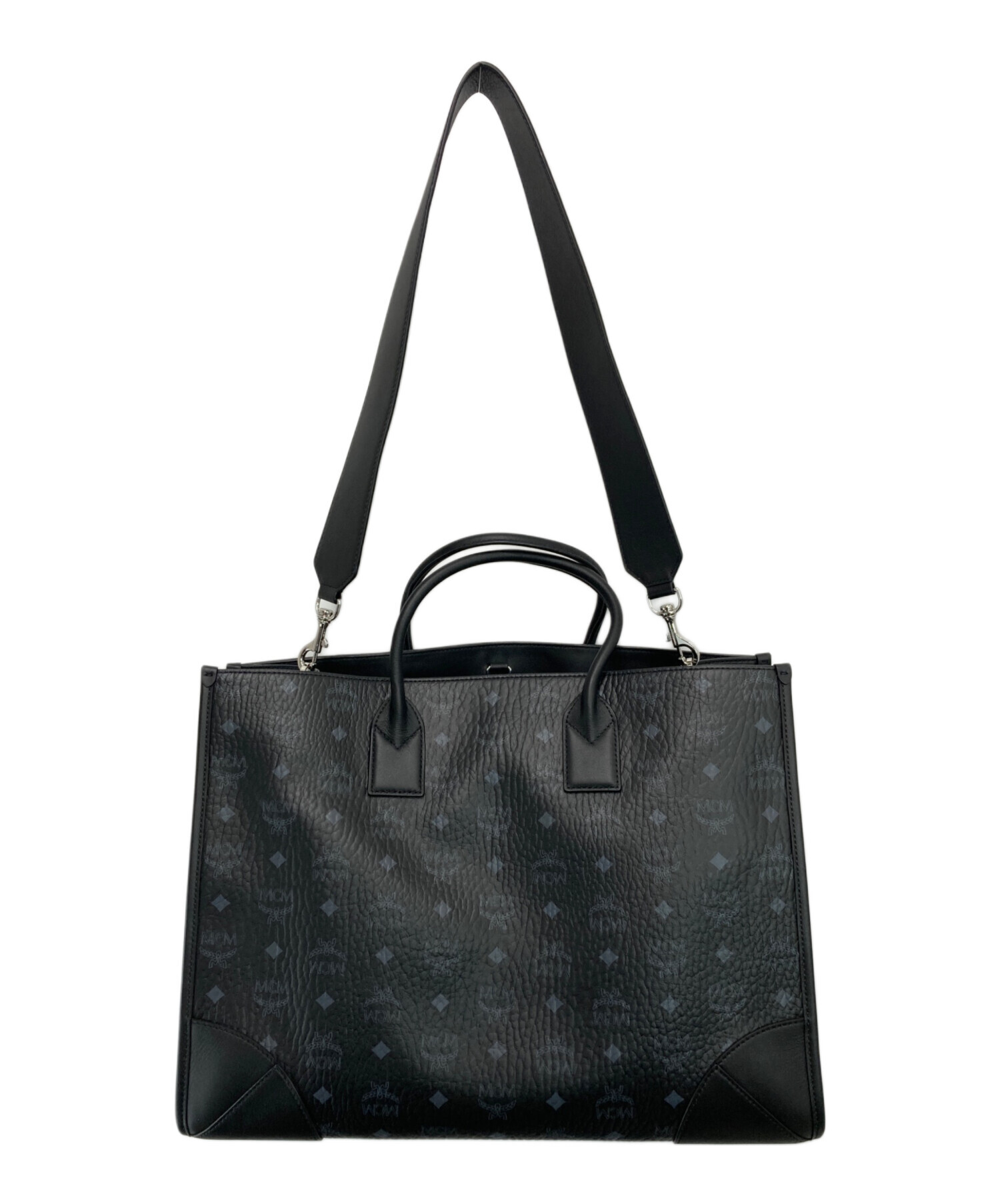 中古・古着通販】MCM (エムシーエム) X-Large MUNCHEN TOTE ブラック