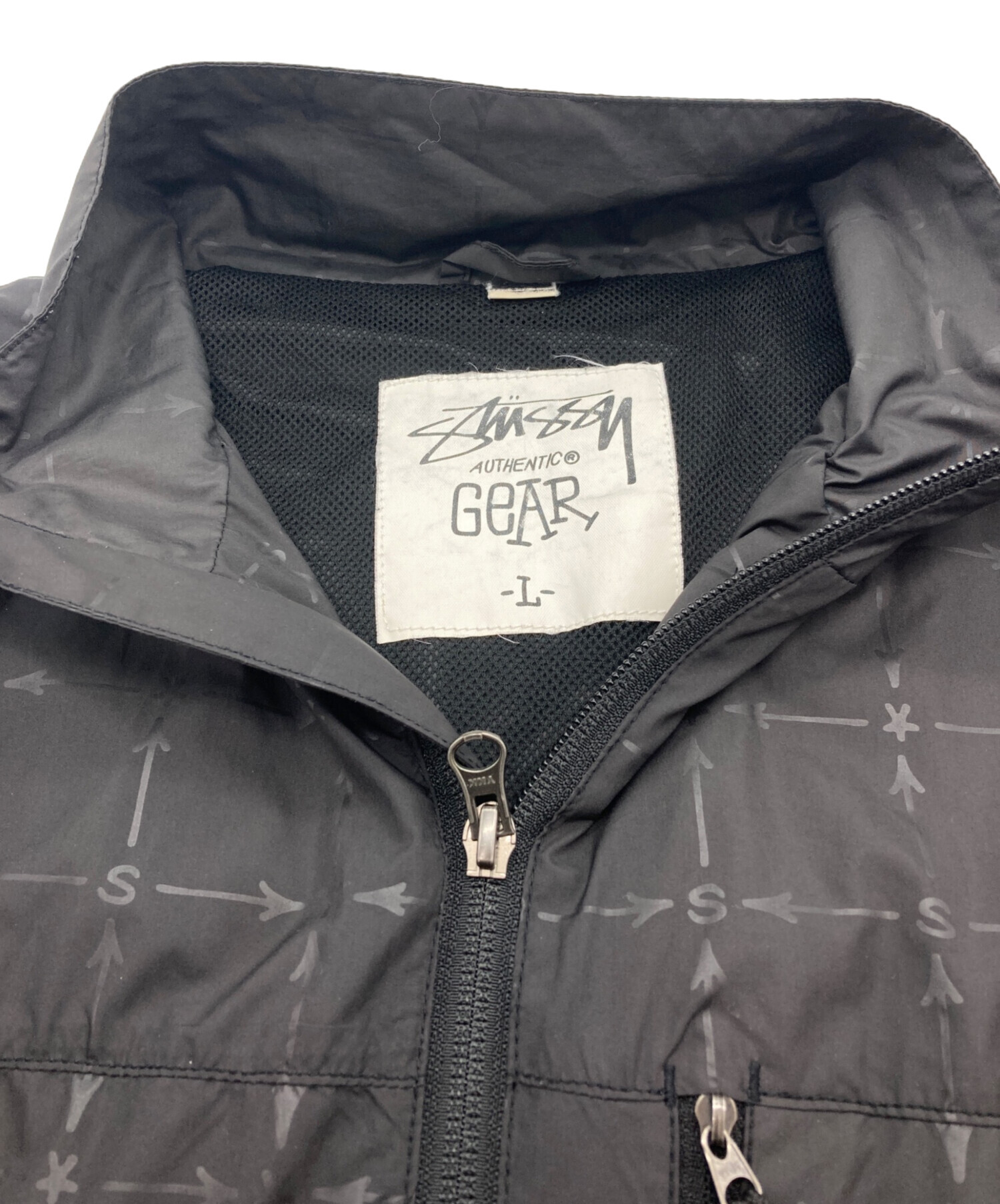 中古・古着通販】stussy (ステューシー) tech nylonjacket ブラック 