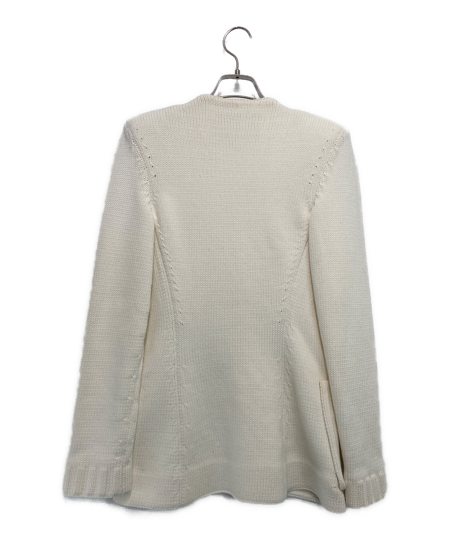 中古・古着通販】FENDI (フェンディ) ニットジャケット ホワイト