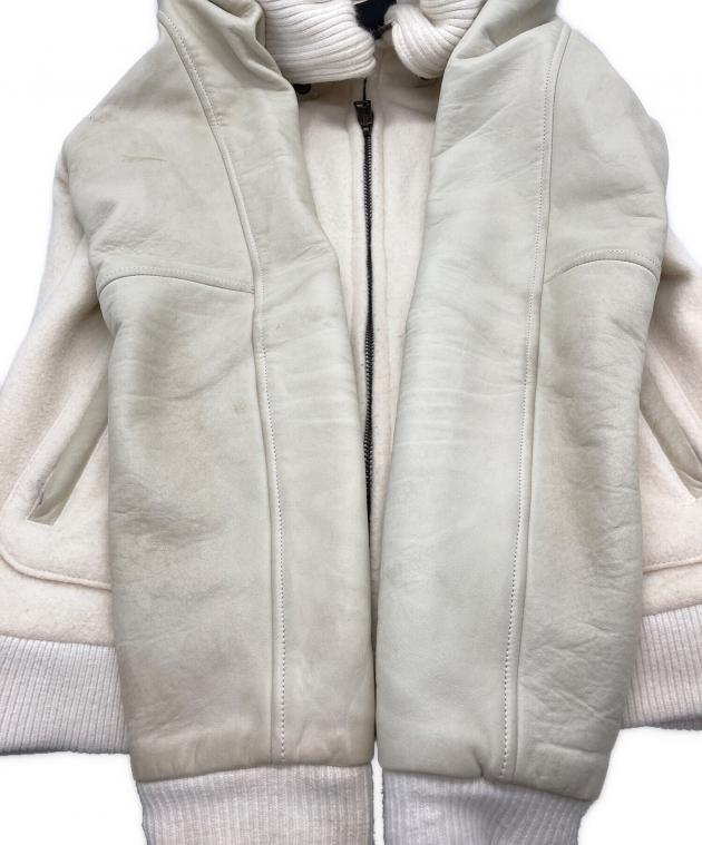 (*5様 1piu1uguale3 DONKEY ZIP STADIUM 羊革 1PIU1UGUALE3 DONKEY ZIP STADIUM / BLACK | ALL ITEM | rumbleFISH