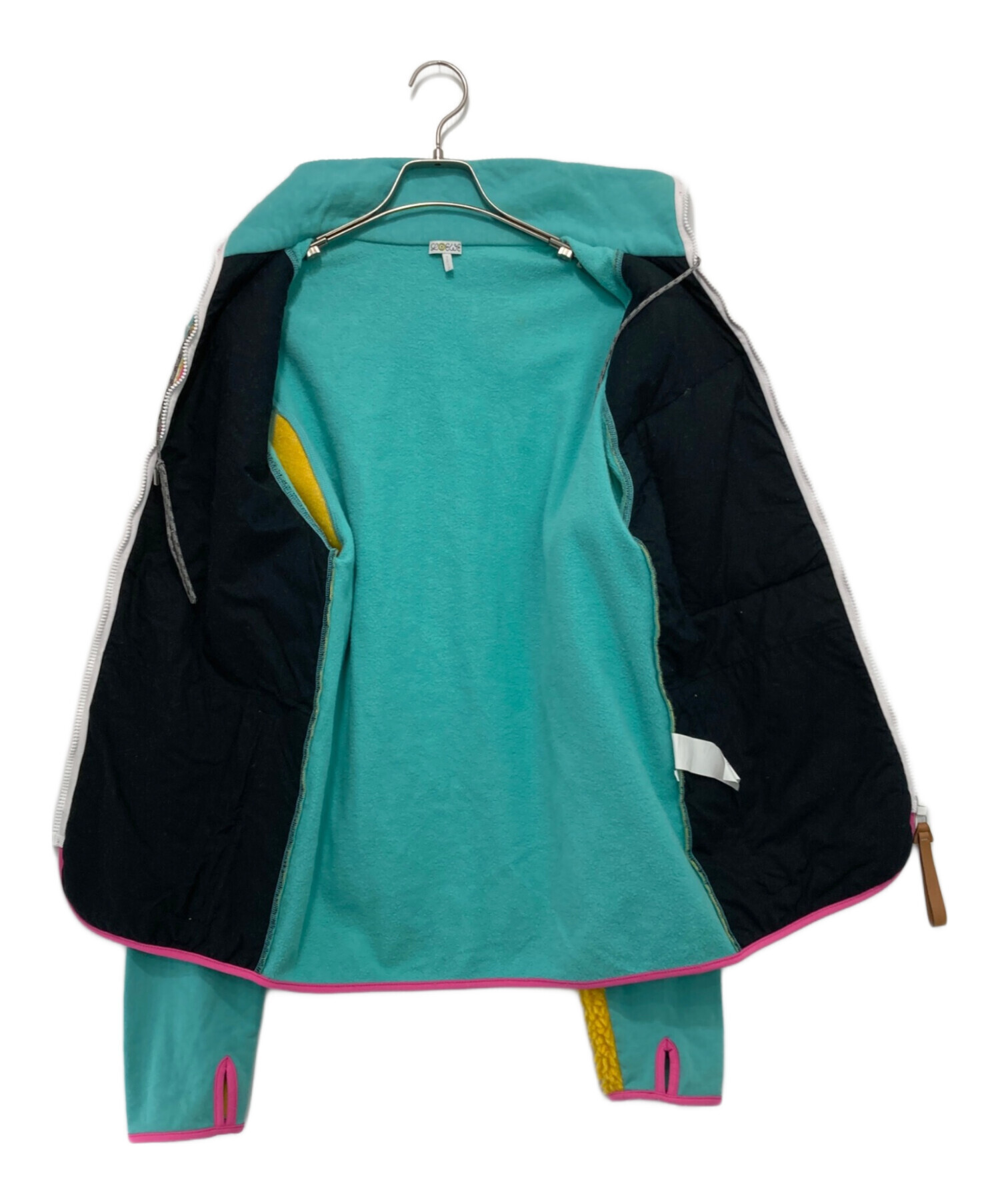 中古・古着通販】LOEWE (ロエベ) 切替フリースジャケット スカイブルー