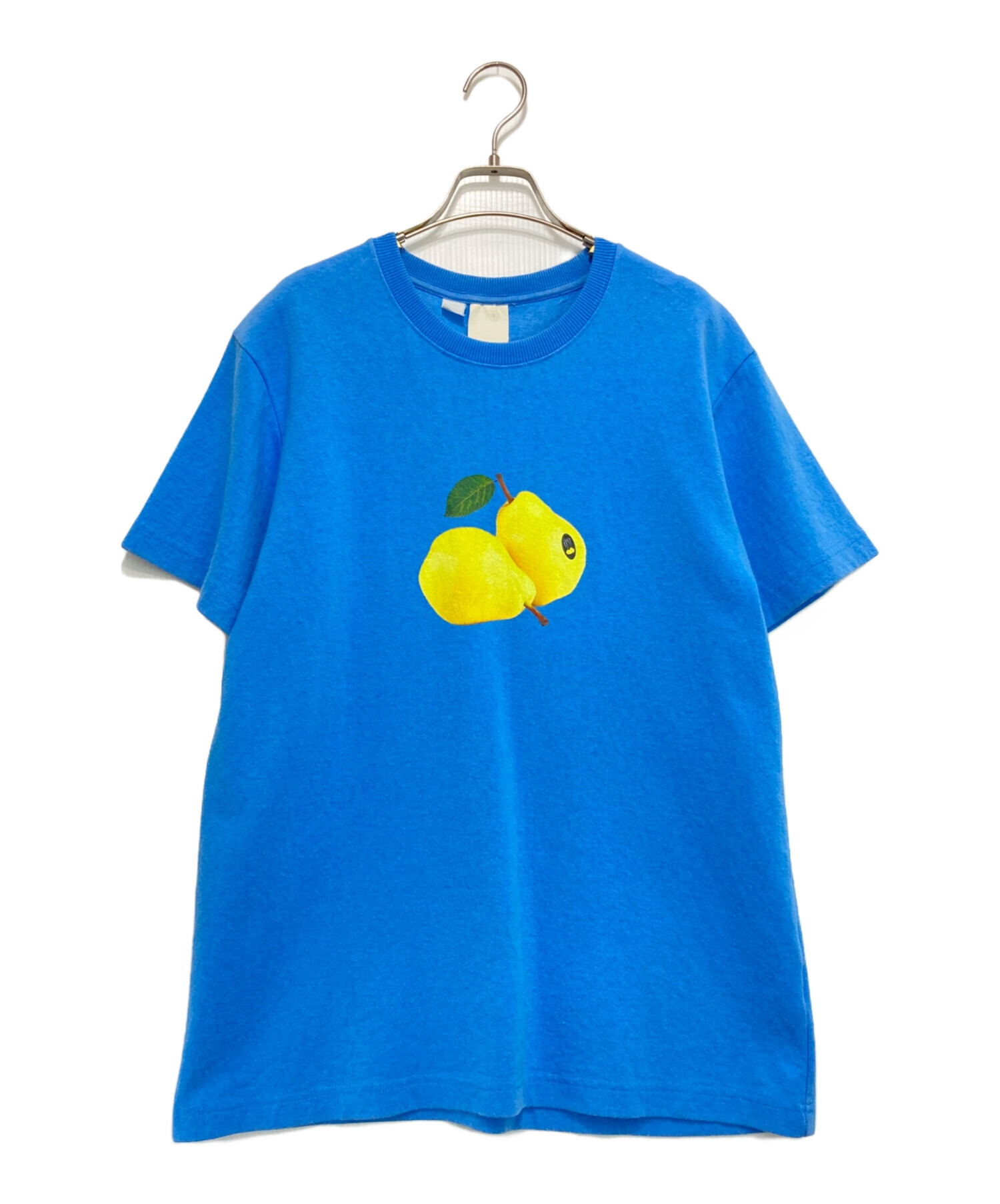中古・古着通販】CONP (コンプ) 梨プリントTシャツ スカイブルー 