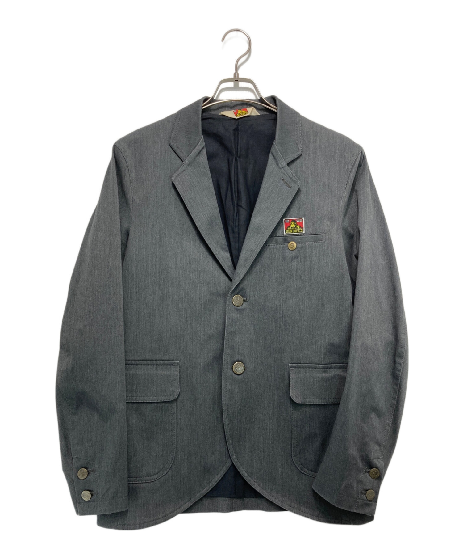 中古・古着通販】BEN DAVIS (ベンデイビス) HEY LADIES JKT グレー 