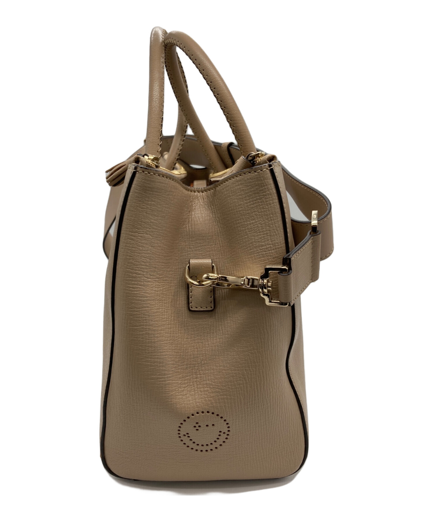 ANYA HINDMARCH EBURY 2way ショルダーバッグ グレージュ ANYA HINDMARCH EBURY 2way ショルダーバッグ グレージュ 【公式通販】