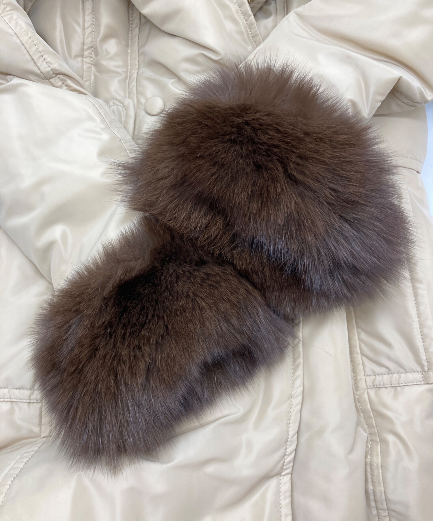 中古・古着通販】Harrods (ハロッズ) フォックスファー ダウンコート 