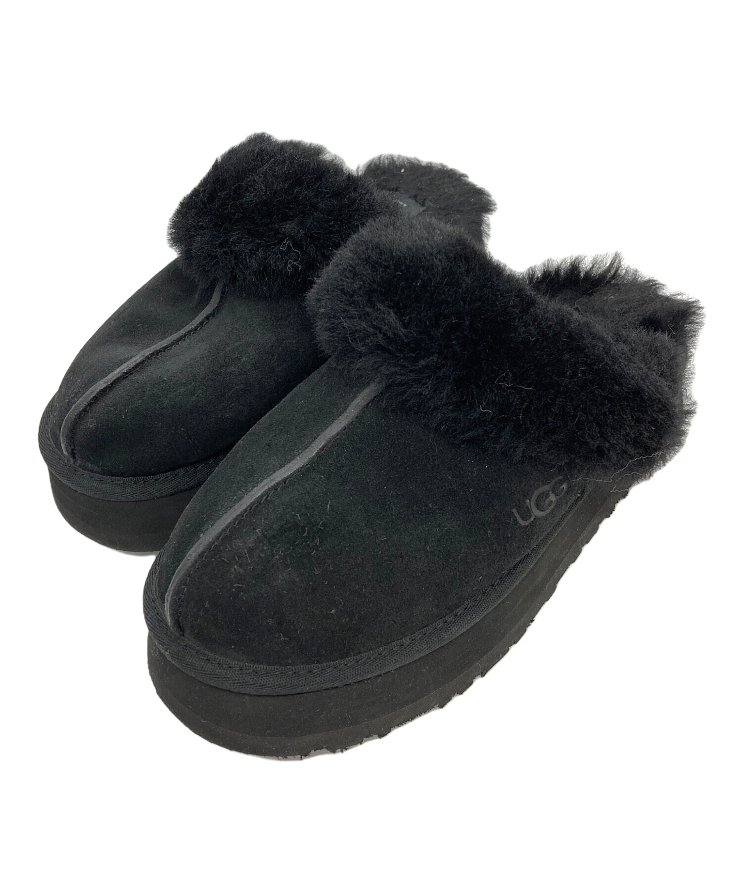 中古・古着通販】UGG (アグ) ディスケットサンダル ブラック サイズ:22