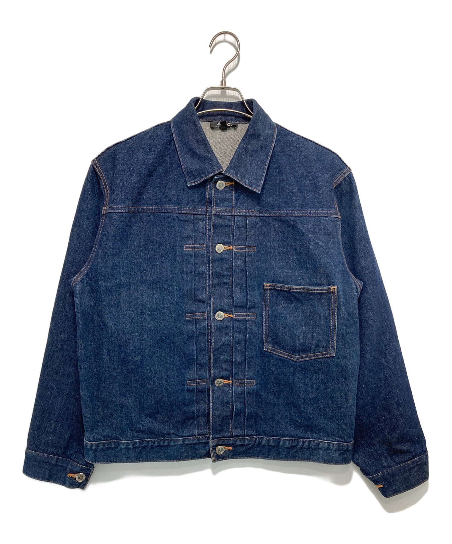 中古・古着通販】A.P.C. (アーペーセー) DENIM BRUT BLOUSON ネイビー 