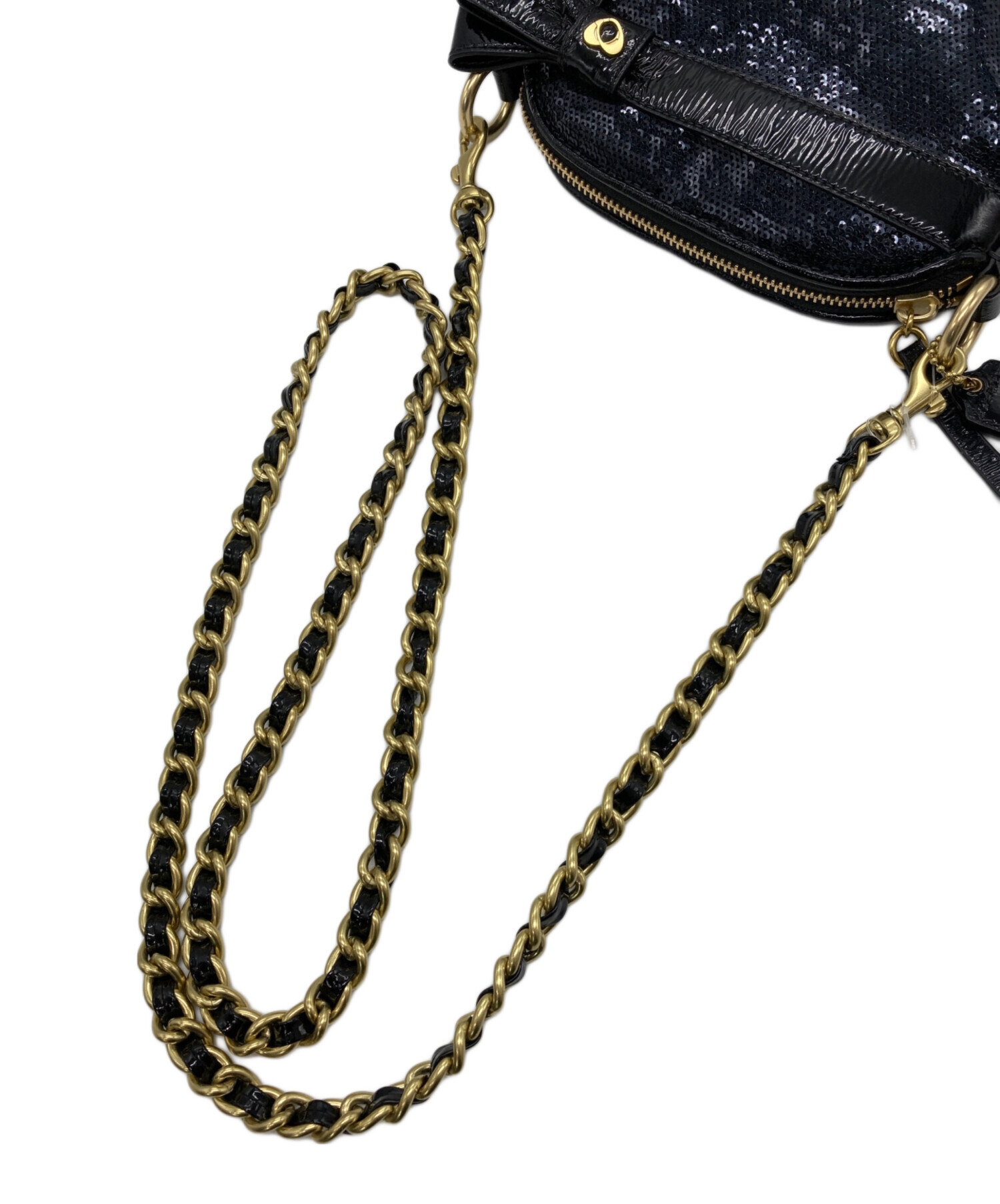 中古・古着通販】COACH (コーチ) スパンコールショルダーバッグ 