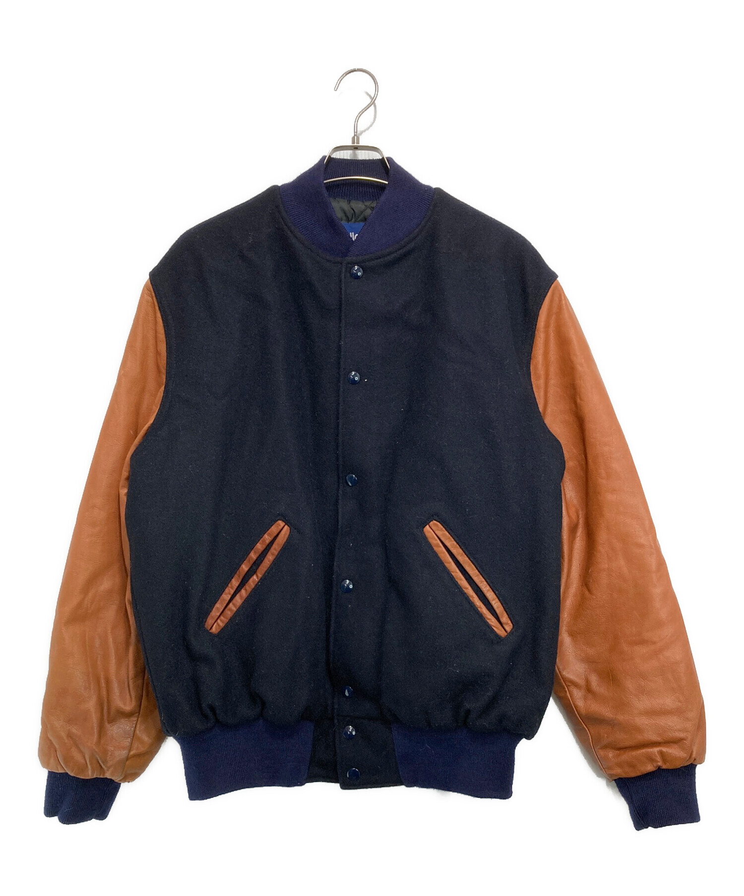 中古・古着通販】Holloway (ホロウェイ) 90'Sレザー切替スタジャン