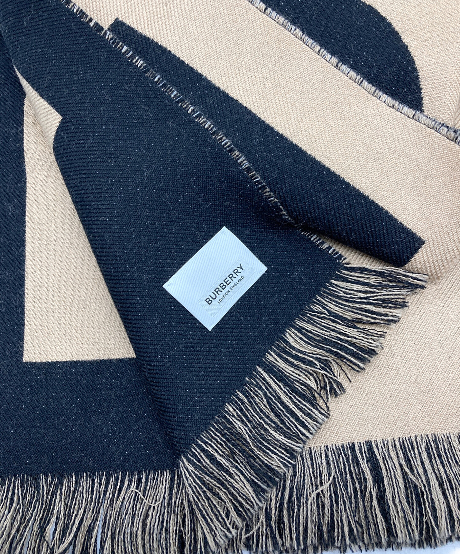 中古・古着通販】BURBERRY LONDON (バーバリーロンドン) ロゴマフラー