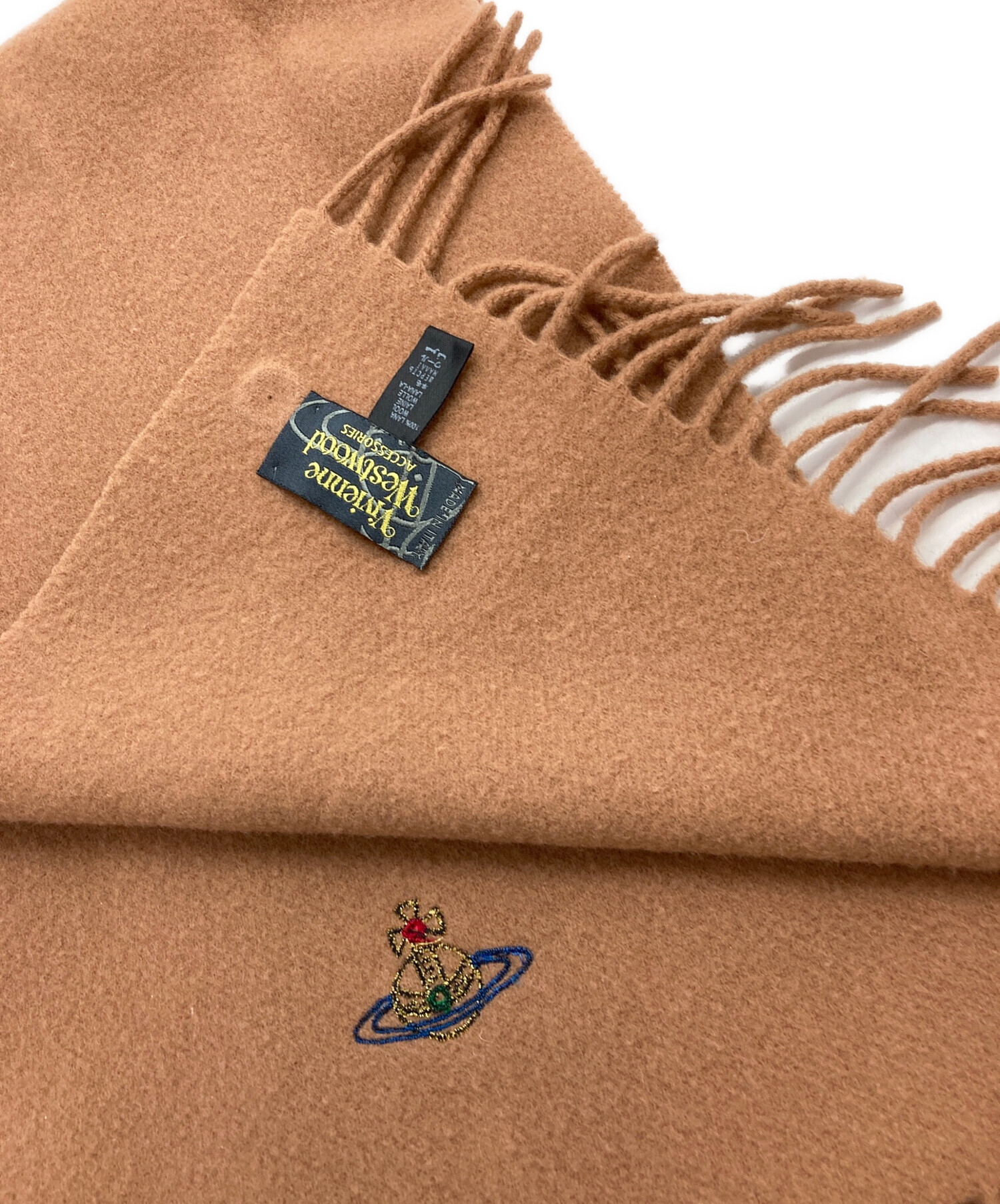 Vivienne Westwood マフラーベージュ 中古・古着通販】Vivienne Westwood (ヴィヴィアンウエストウッド