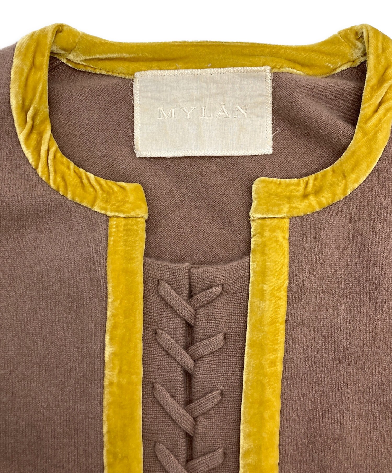 極美品✨MYLAN マイラン カシミヤ100% パフスリーブニット イエロー モヘアタッチニットカーディガン｜MLIA(エムリア) 公式通販｜INGNI STORE
