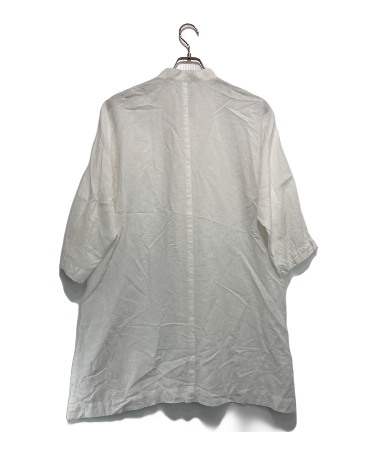 HOMME PLISSE ISSEY MIYAKE オムプリッセ ホワイトシャツ 中古・古着通販】HOMME PLISSE ISSEY MIYAKE (オムプリッセ イッセイ