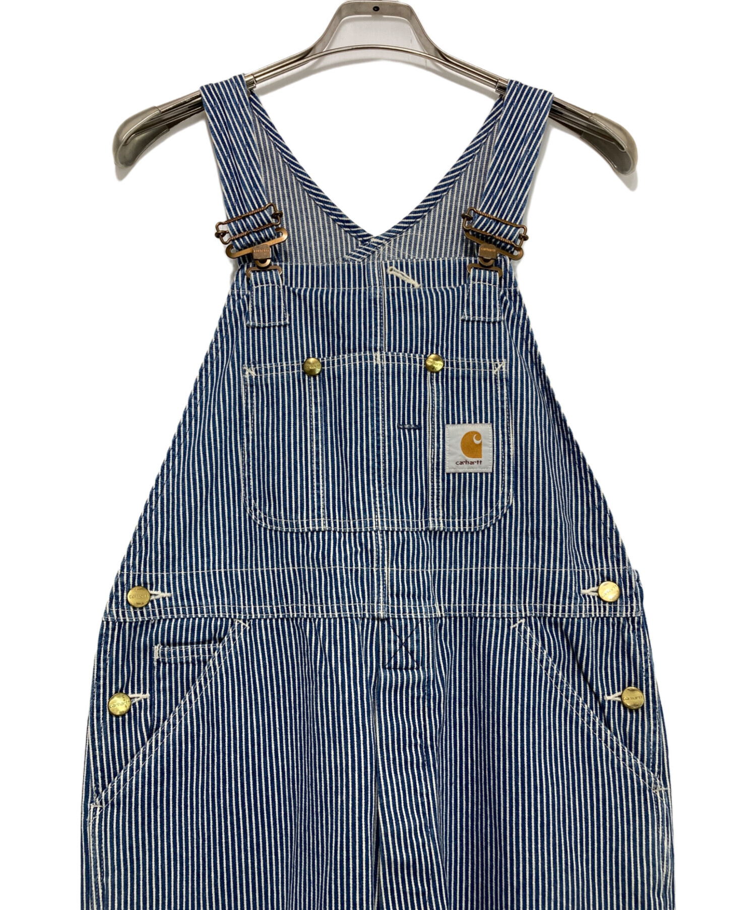 60's Carharttトリプルネーム ヒッコリーオーバーオール状態良好です‼️ 中古・古着通販】CarHartt (カーハート) ヒッコリーオーバーオール
