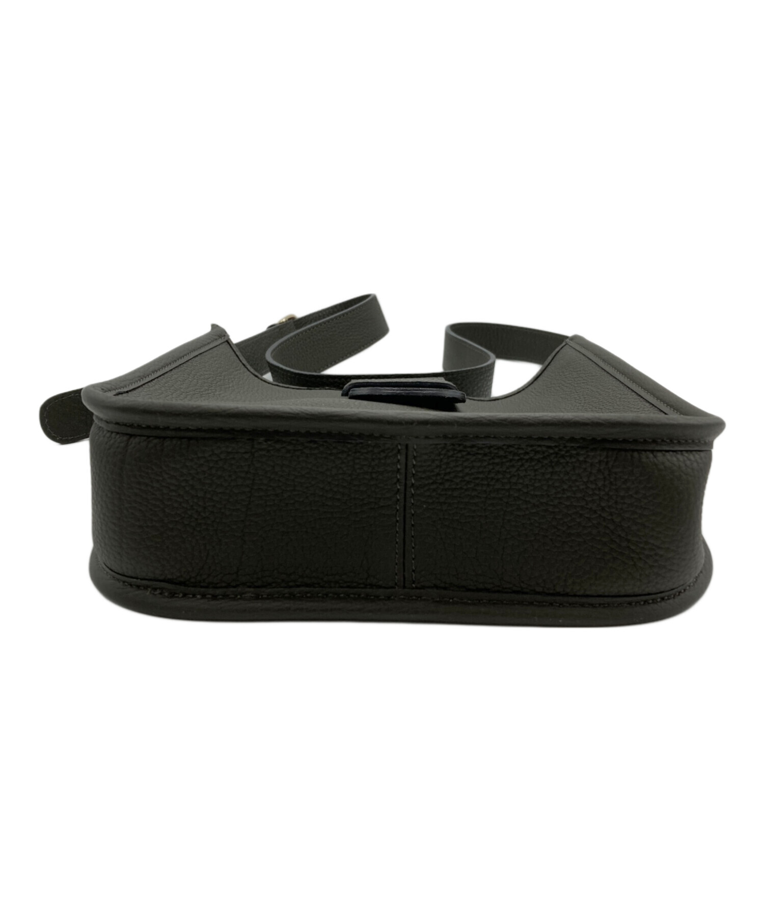 中古・古着通販】nagatani (ナガタニ) レザーショルダーバッグ グレー 