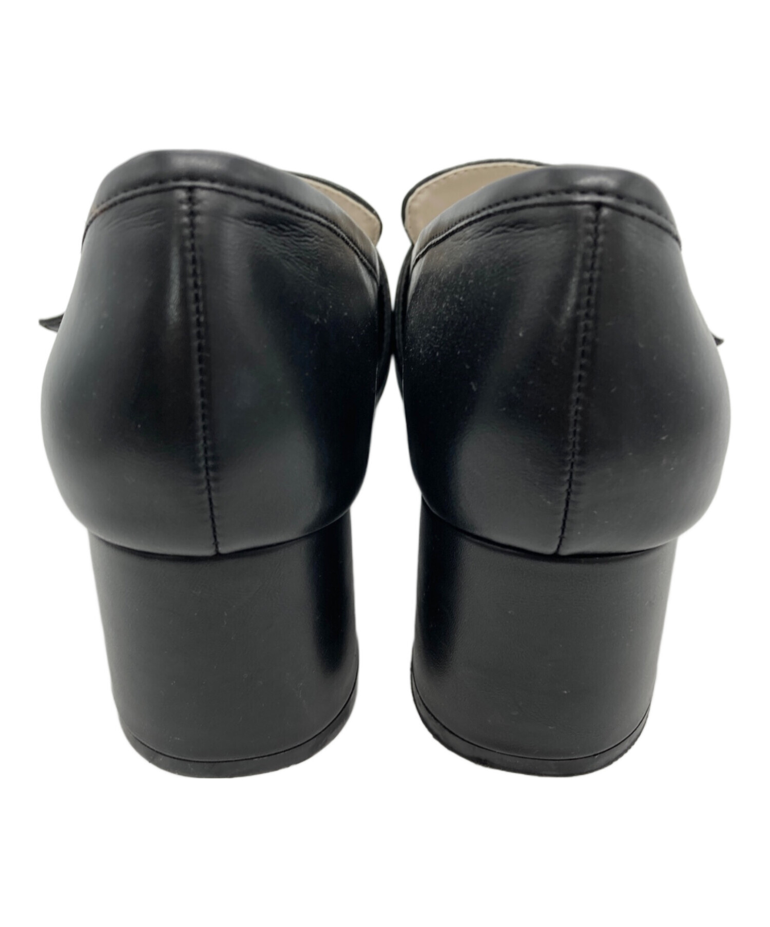 中古・古着通販】TOCCA (トッカ) ローファーパンプス ブラック サイズ 