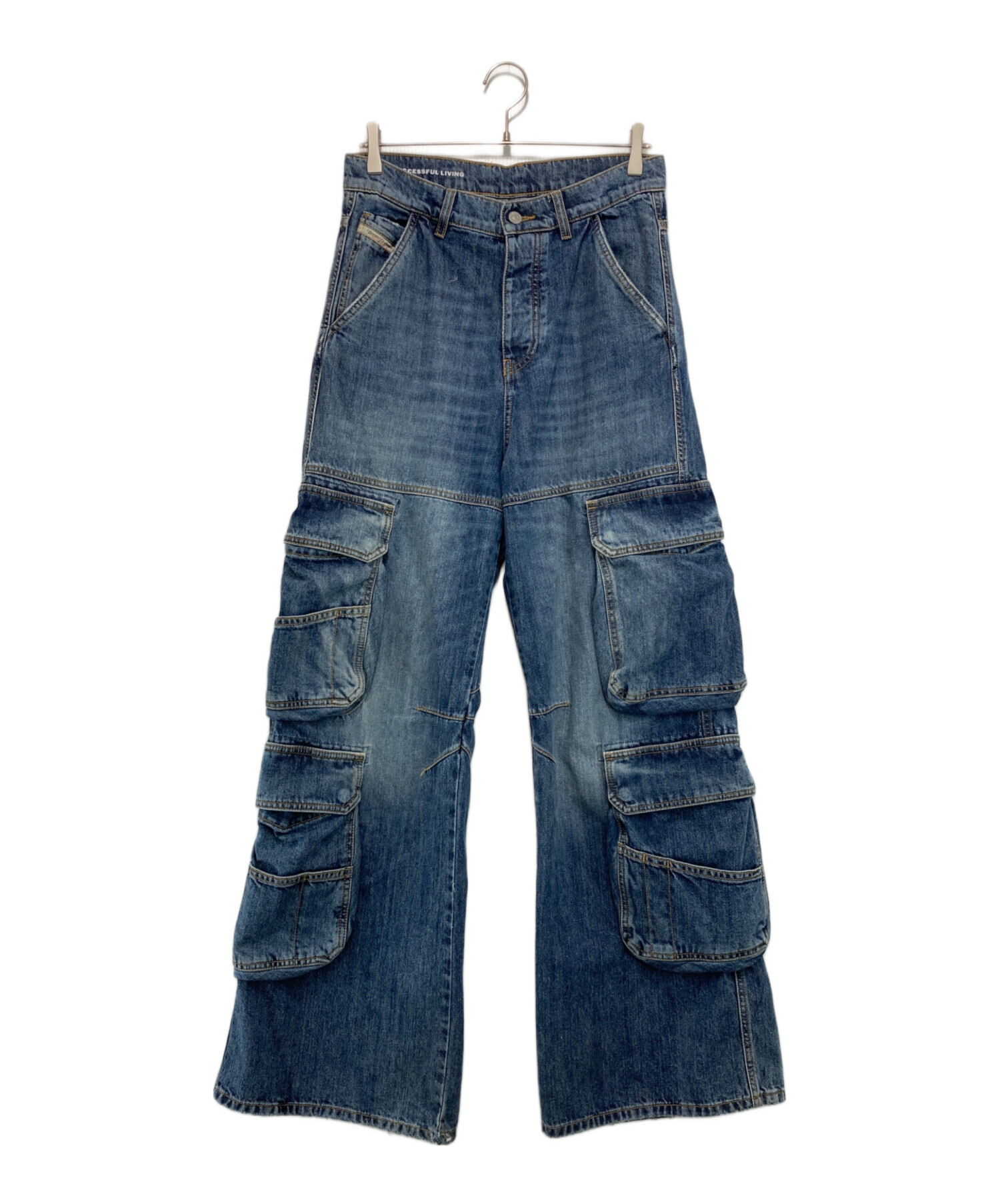 中古・古着通販】DIESEL (ディーゼル) D-Sire-Cargo-S/デニムカーゴ 