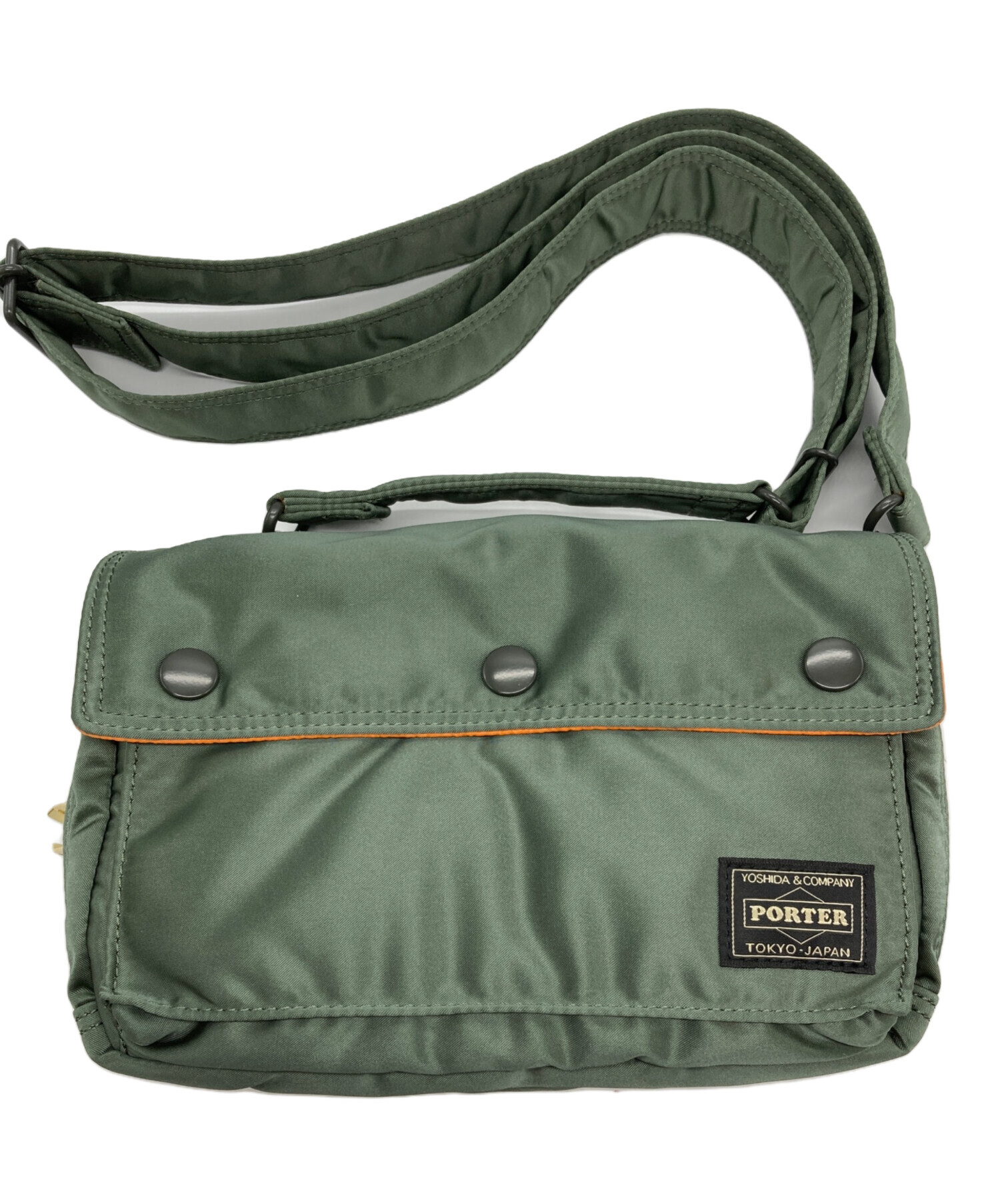 中古・古着通販】PORTER (ポーター) ENVELOPE BAG カーキ サイズ:- 未  