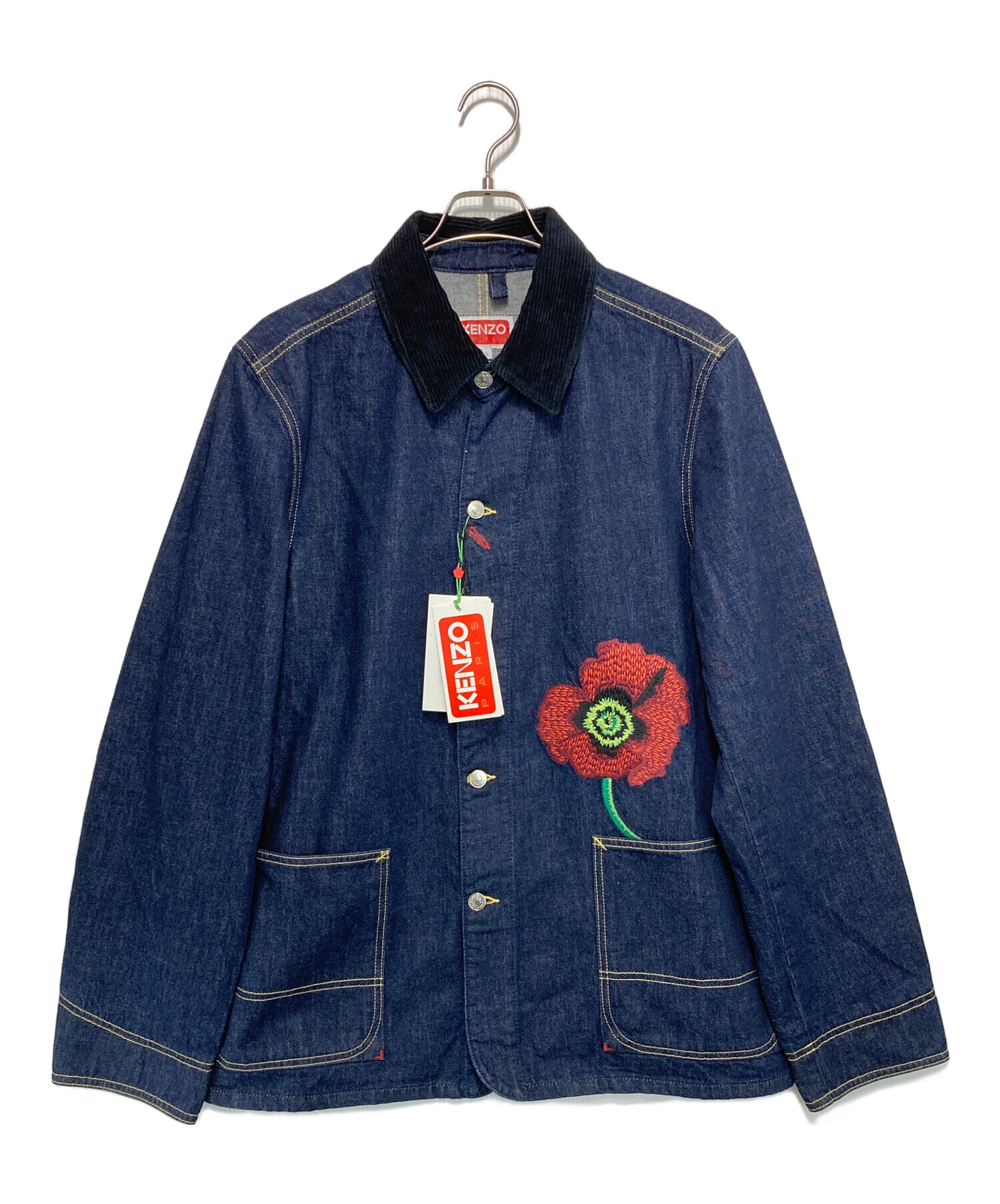 中古・古着通販】KENZO (ケンゾー) WORKWEAR DENIM JACKET POPPY
