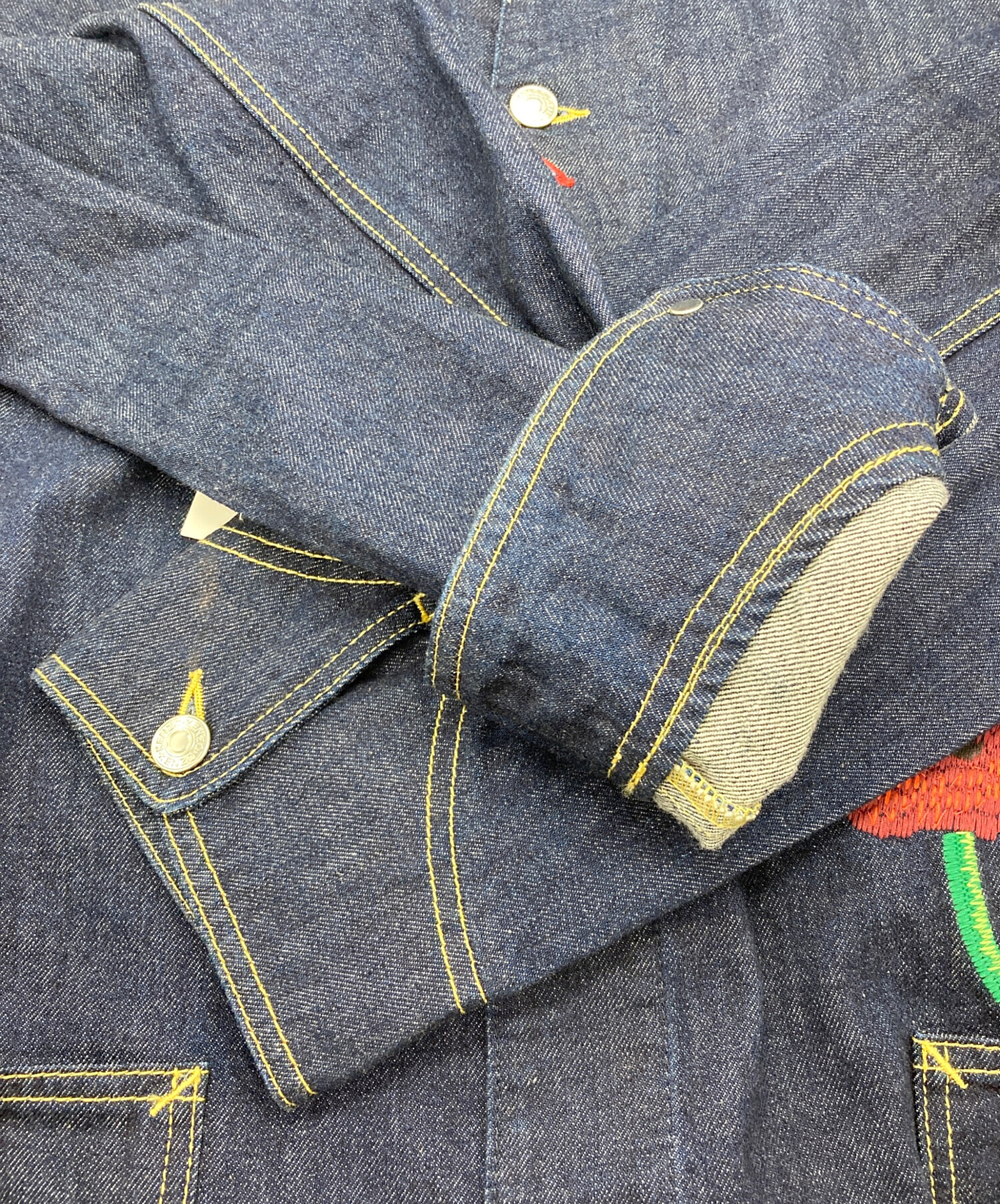 中古・古着通販】KENZO (ケンゾー) WORKWEAR DENIM JACKET POPPY 