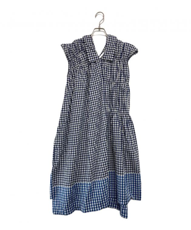 Tricot comme des garconsノースリーブチェック柄ワンピース 中古・古着通販】tricot COMME des GARCONS (トリココムデギャルソン