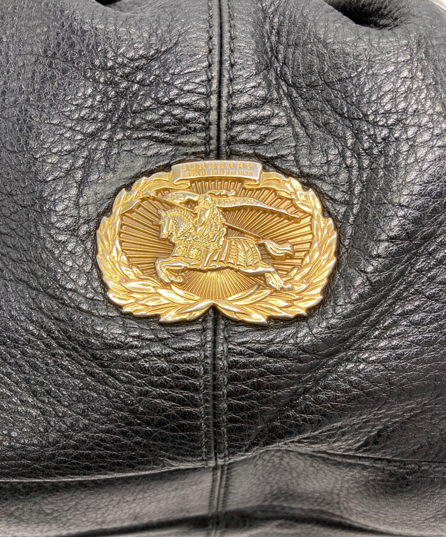 中古・古着通販】BURBERRY (バーバリー) 裏ノバチェックレザーワン 