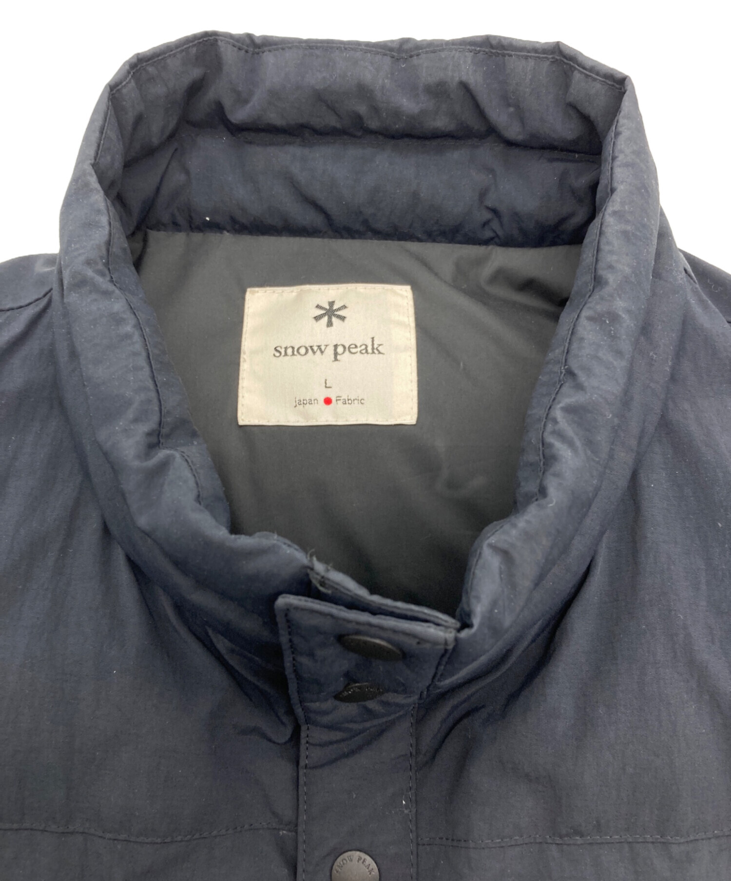  peak リサイクルナイロン　ダウンベスト　スノーピーク　古着 中古・古着通販】Snow peak (スノーピーク) 2L Lightweight Down Vest