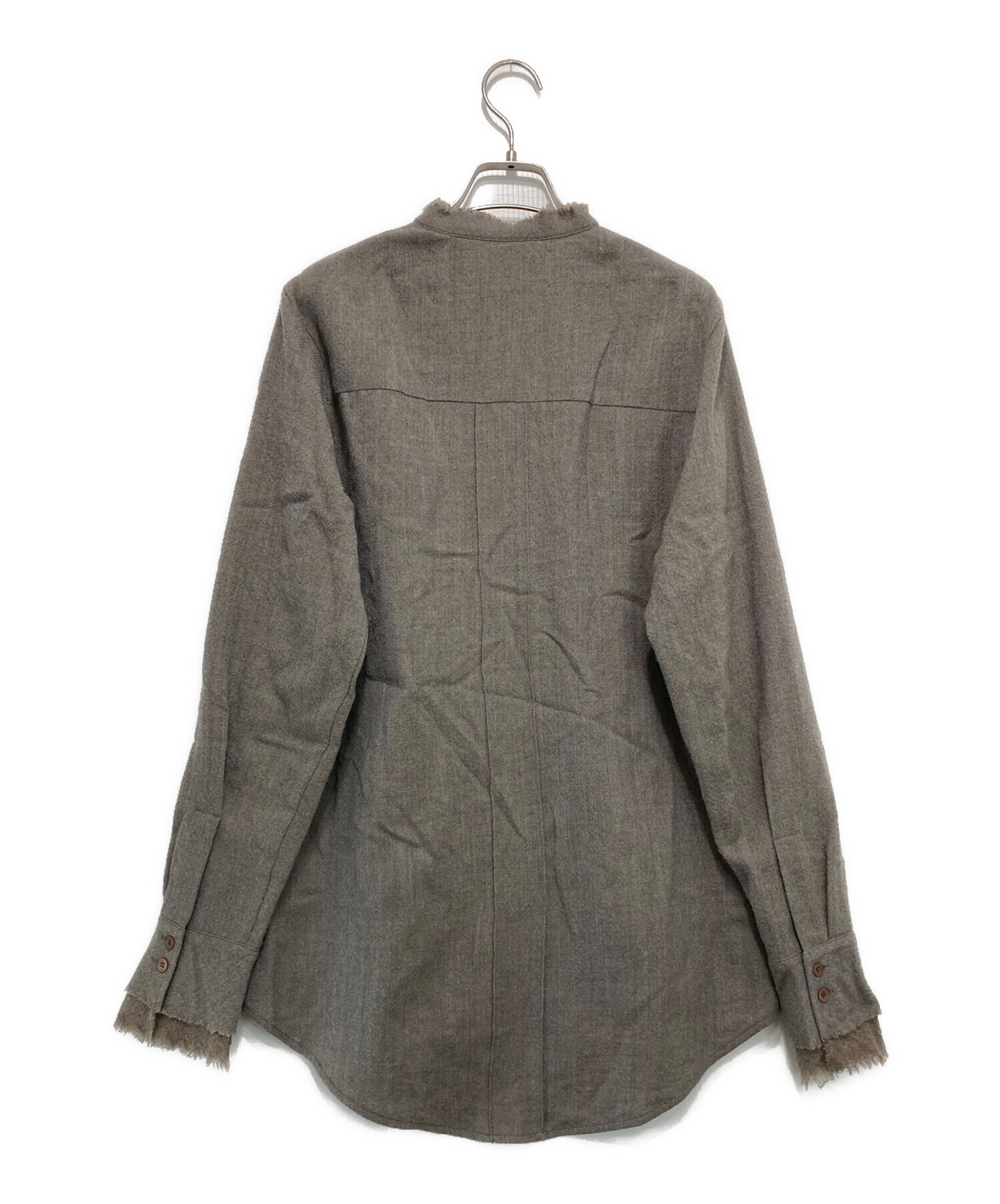 中古・古着通販】TODAYFUL (トゥデイフル) Wool Gauze Shirts ブラウン 