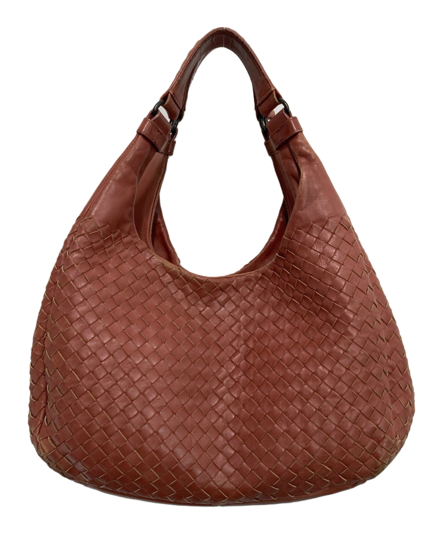 ボッテガヴェネタ BOTTEGA VENETA ミディアム カンパーナ イントレチャート ショルダーバッグ バッグ レザー レディース ピンク系 【中古】 中古・古着通販】BOTTEGA VENETA (ボッテガベネタ) ミディアム