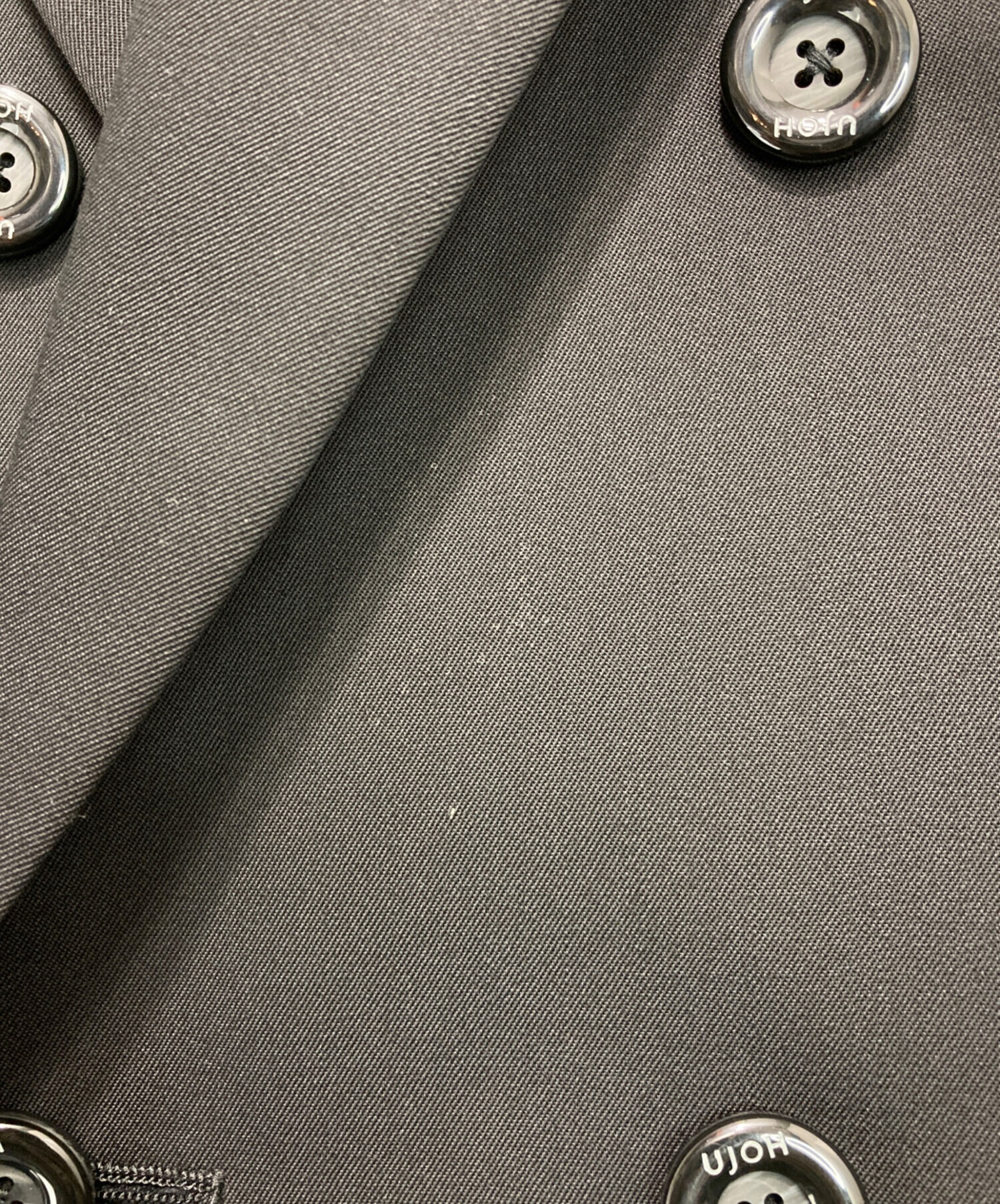 中古・古着通販】UJOH (ウジョー) 4ボタンウールダブルジャケット