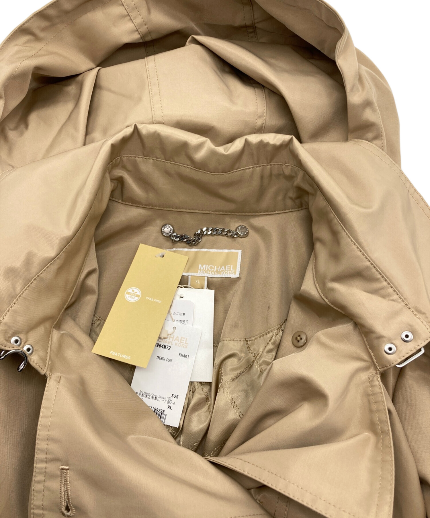 美品マイケル・コーストレンチコートXL MICHAEL KORS｜トレンチコート マイケルコース | Rakuten Fashion(楽天