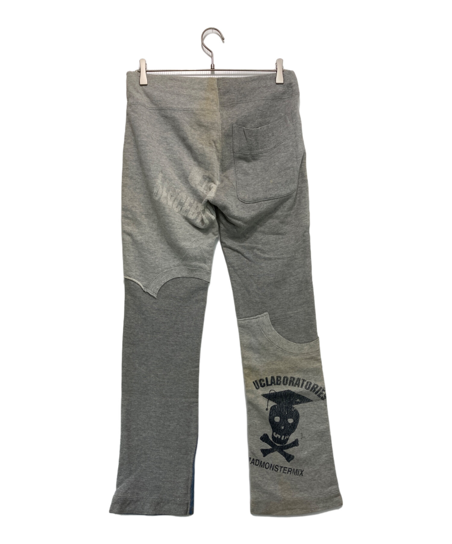 未使用日本製Undercoverism パッチワークスウェットパンツ 中古・古着通販】UNDERCOVERISM (アンダーカバーイズム) デニム切替