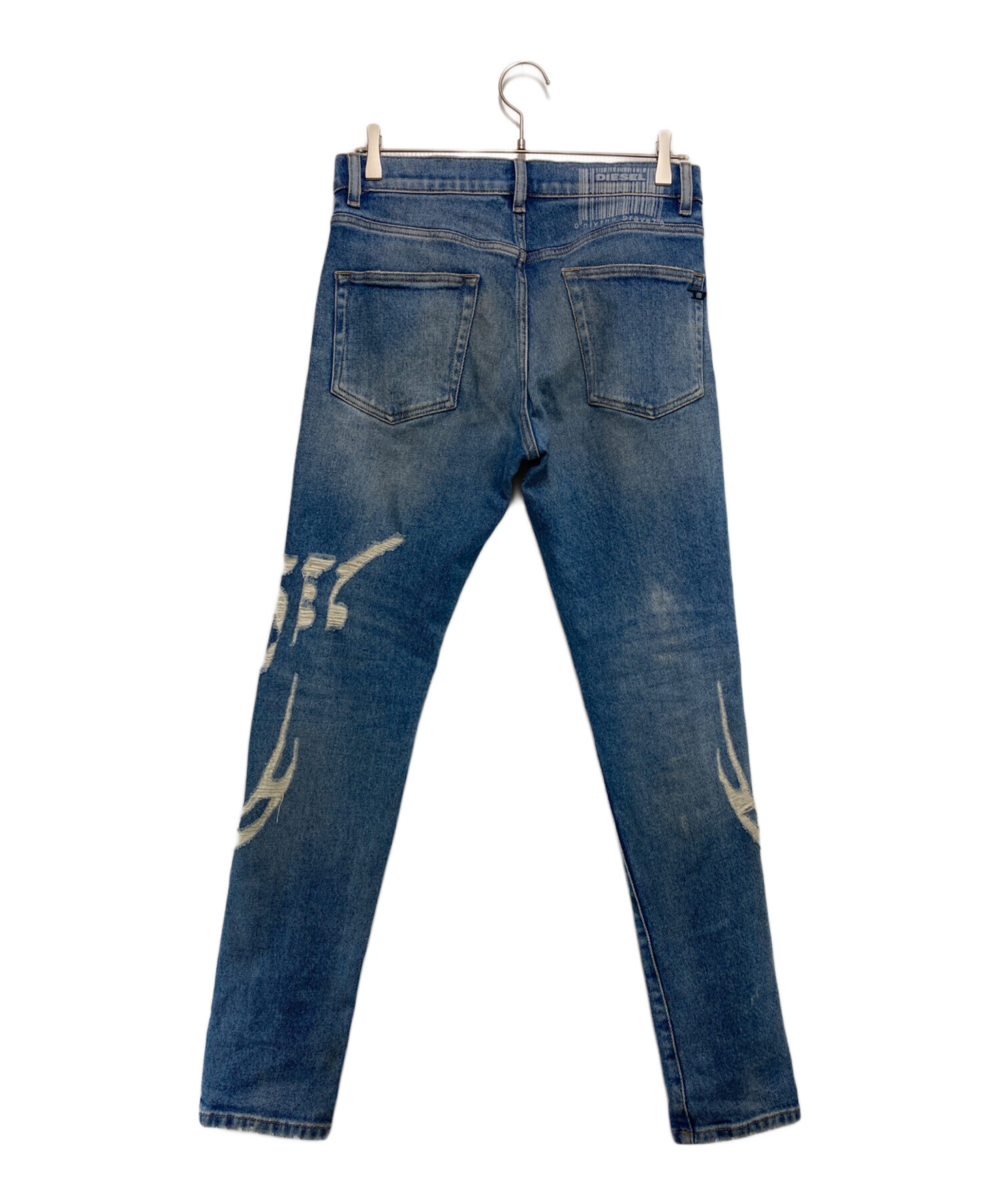 中古・古着通販】DIESEL (ディーゼル) D-STRUKT ダメージデニムパンツ 