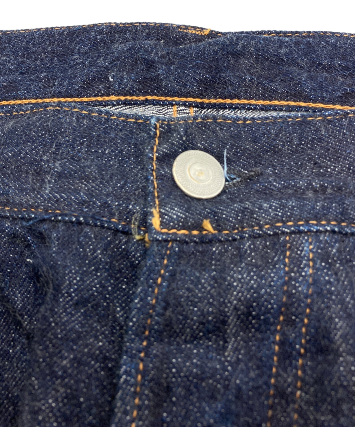 中古・古着通販】COMOLI (コモリ) デニム5Pパンツ ネイビー サイズ:2 