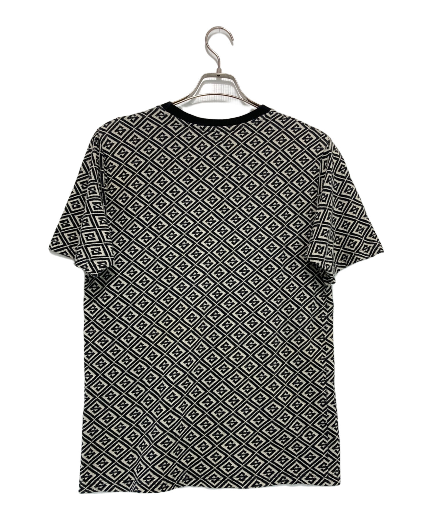 中古・古着通販】stussy (ステューシー) Sロゴ総柄Tシャツ ブラック