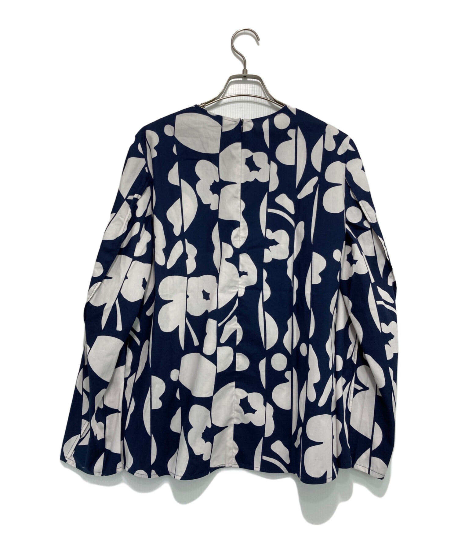 中古・古着通販】marimekko (マリメッコ) 長袖ブラウス ネイビー