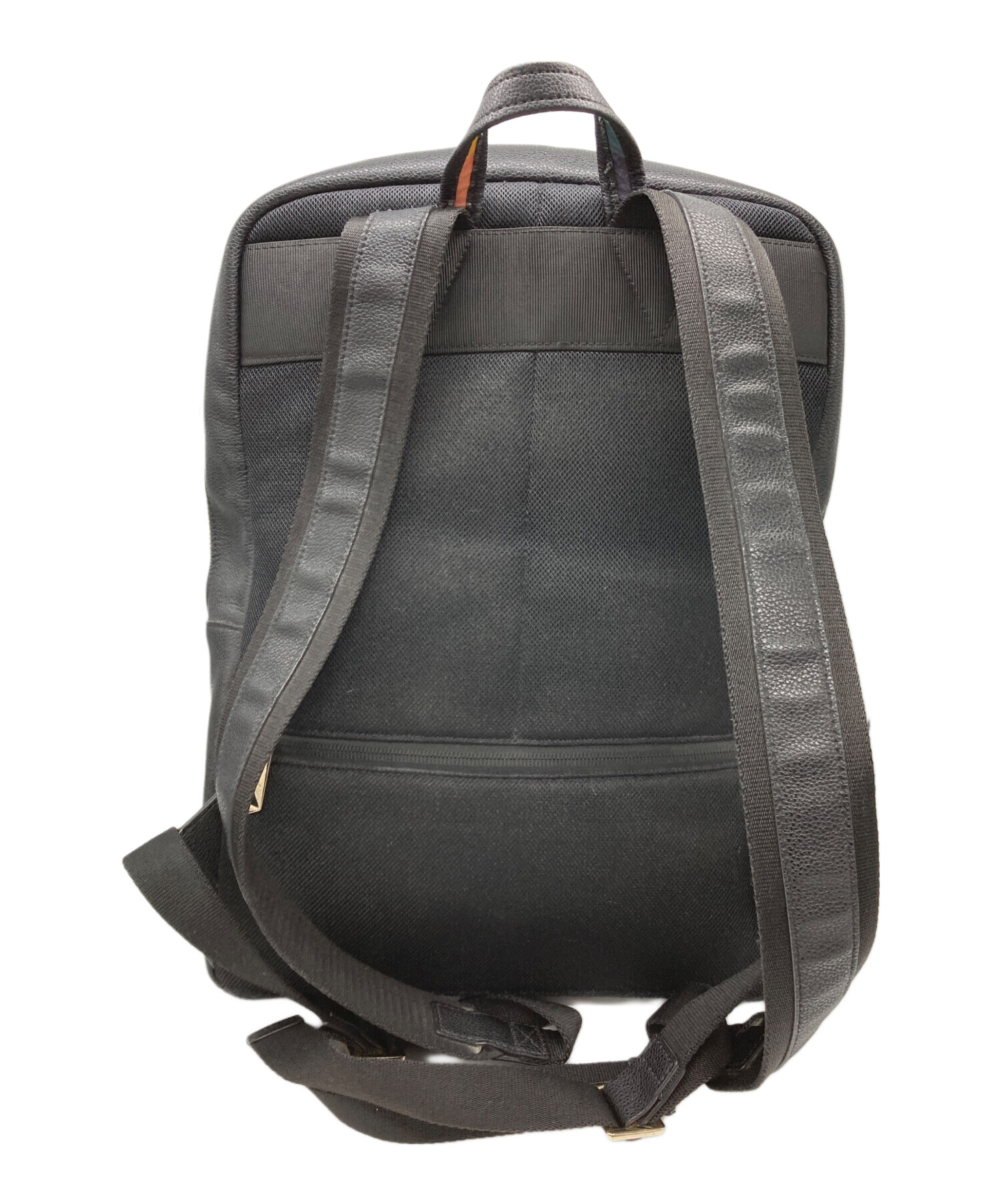 Paul Smith 黒 レザー リュック ポールスミス／Paul Smith リュック