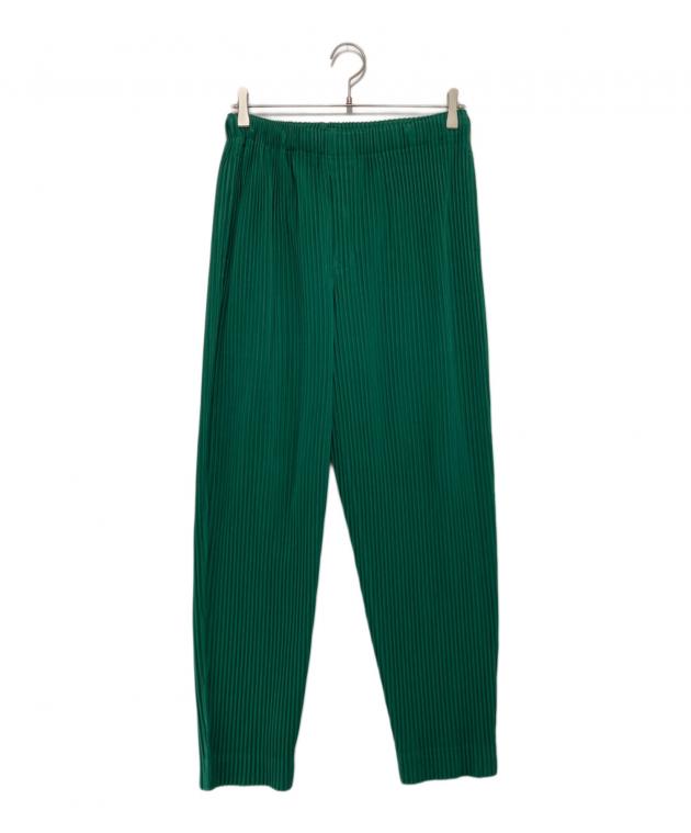 HOMME PLISSE ISSEY MIYAKE プリーツパンツ深緑