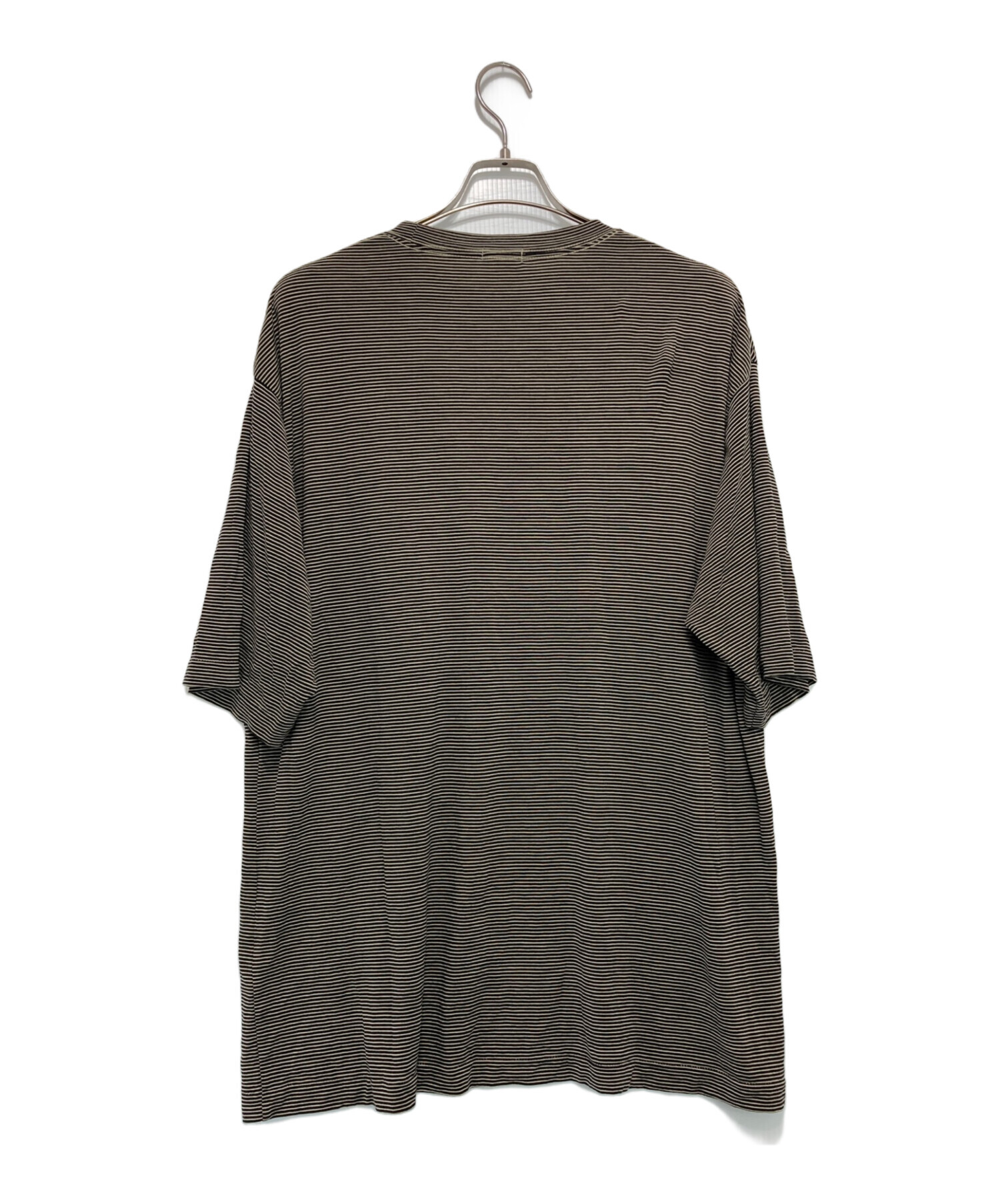 中古・古着通販】COMOLI (コモリ) サマーウール天竺Tシャツ ブラック 