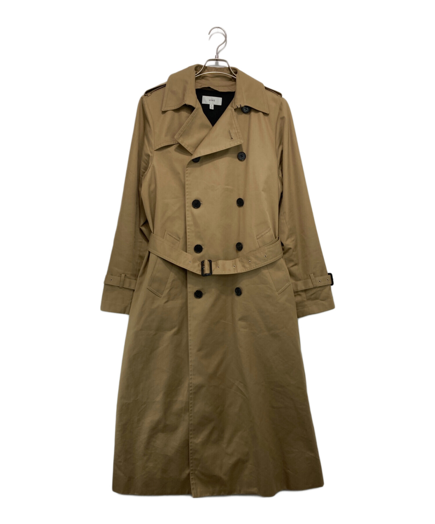 中古・古着通販】HYKE (ハイク) TRENCH COAT/REGULAR FIT ベージュ 