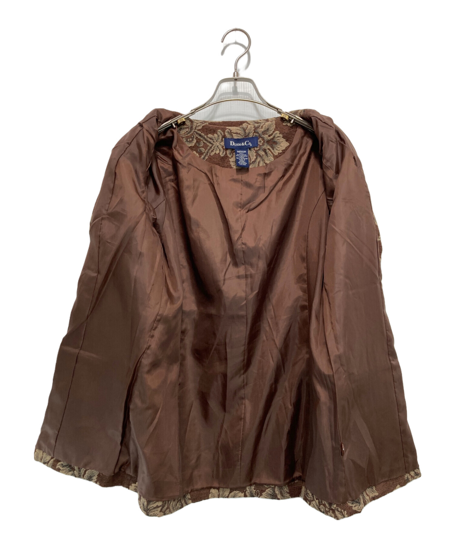 中古・古着通販】Denim&co (デニムアンドコー) ジャガードジャケット 