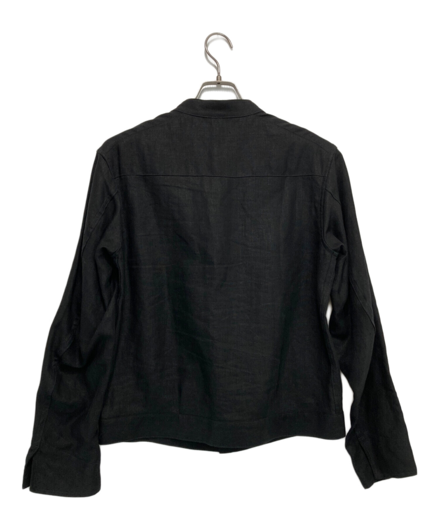 中古・古着通販】SCYE (サイ) リネンワークジャケット ブラック サイズ